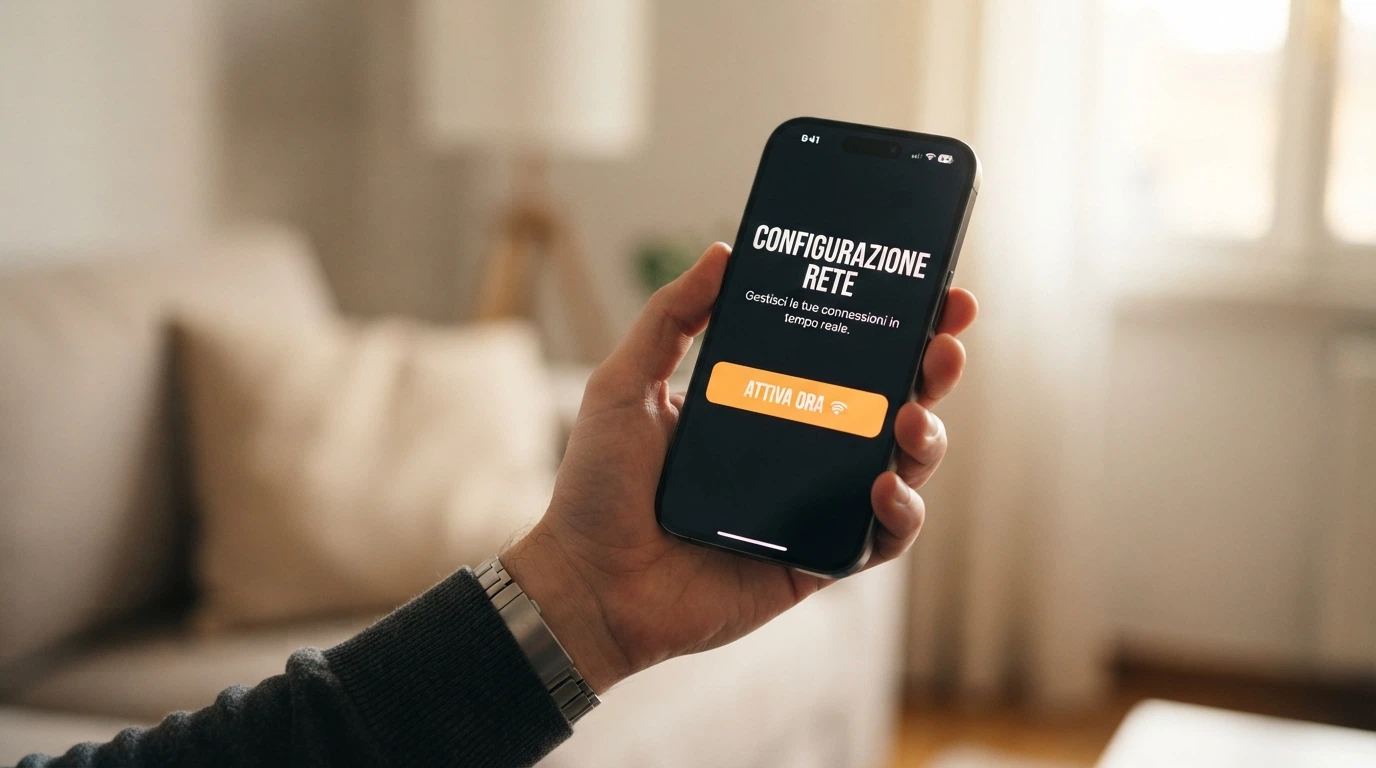 alt: Smartphone con lo schermo che mostra l'interfaccia di un'app di casinò ADM sulla pagina di attivazione del cashback settimanale