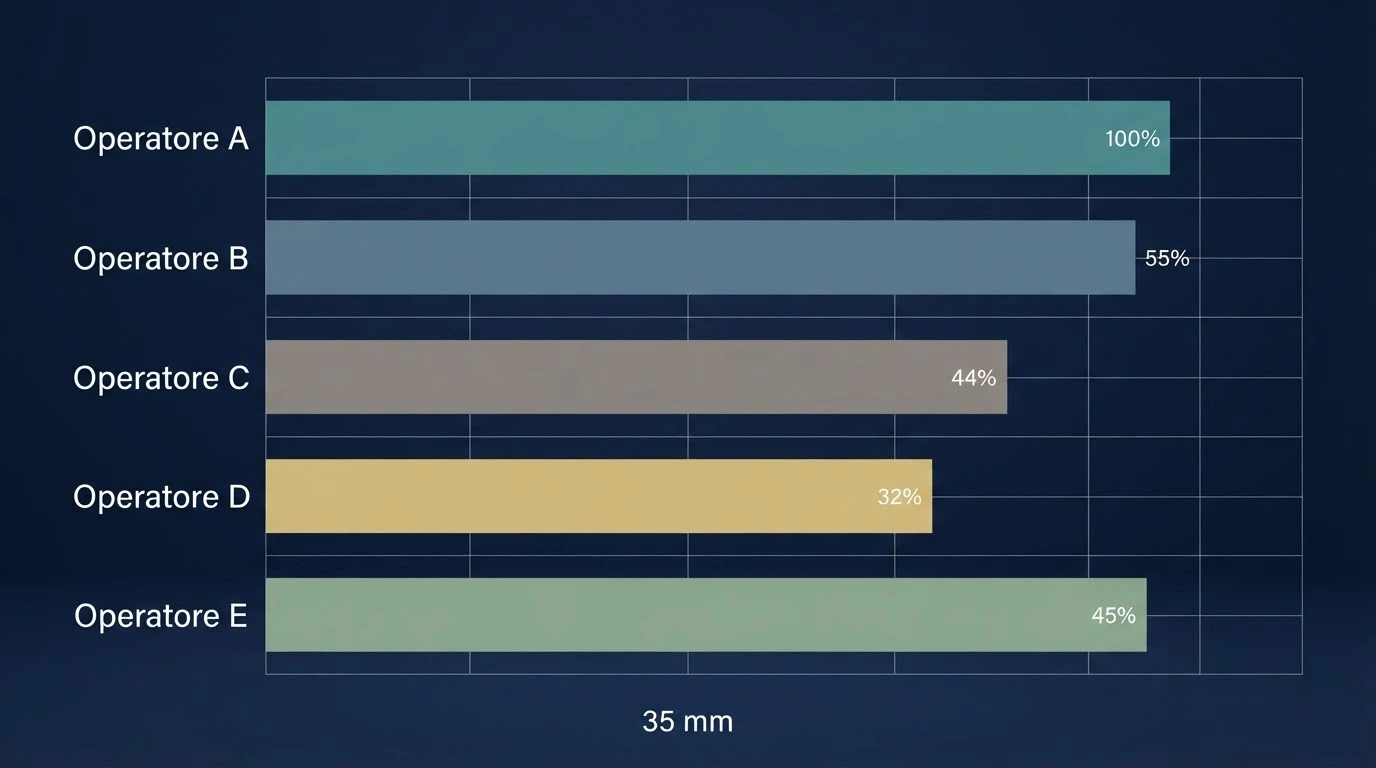 Schermata di confronto tra operatori di casinò live dealer con licenza ADM, evidenza sui provider e bonus